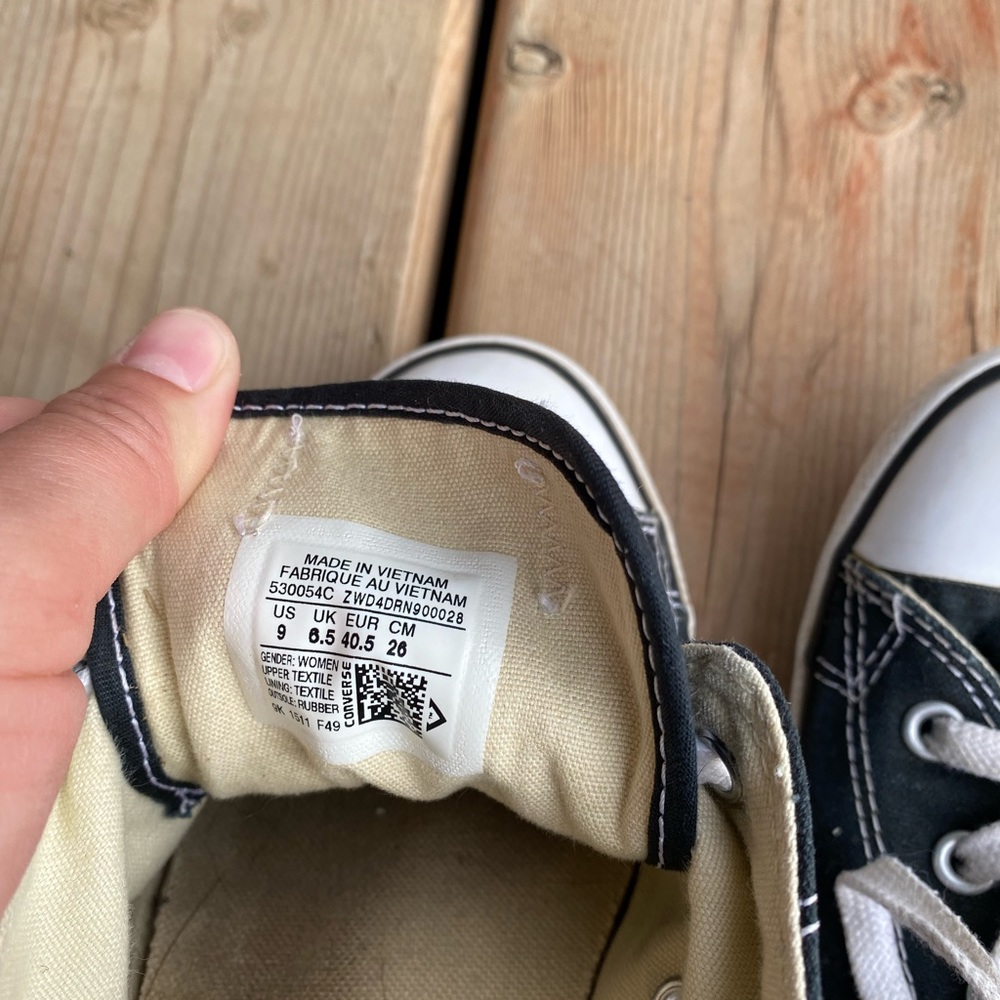 Converse Black Low Ladies - Picture 8 of 12